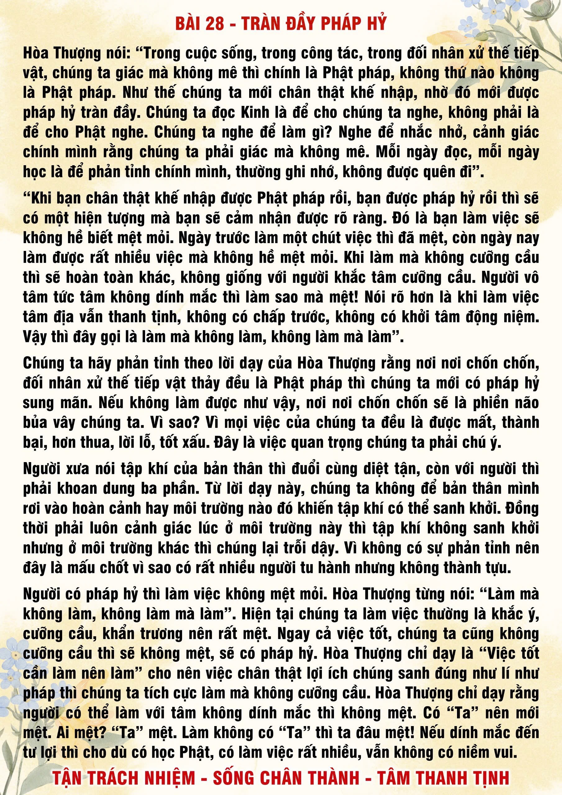 28 · PHTT - Tràn Đầy Pháp Hỷ - 28